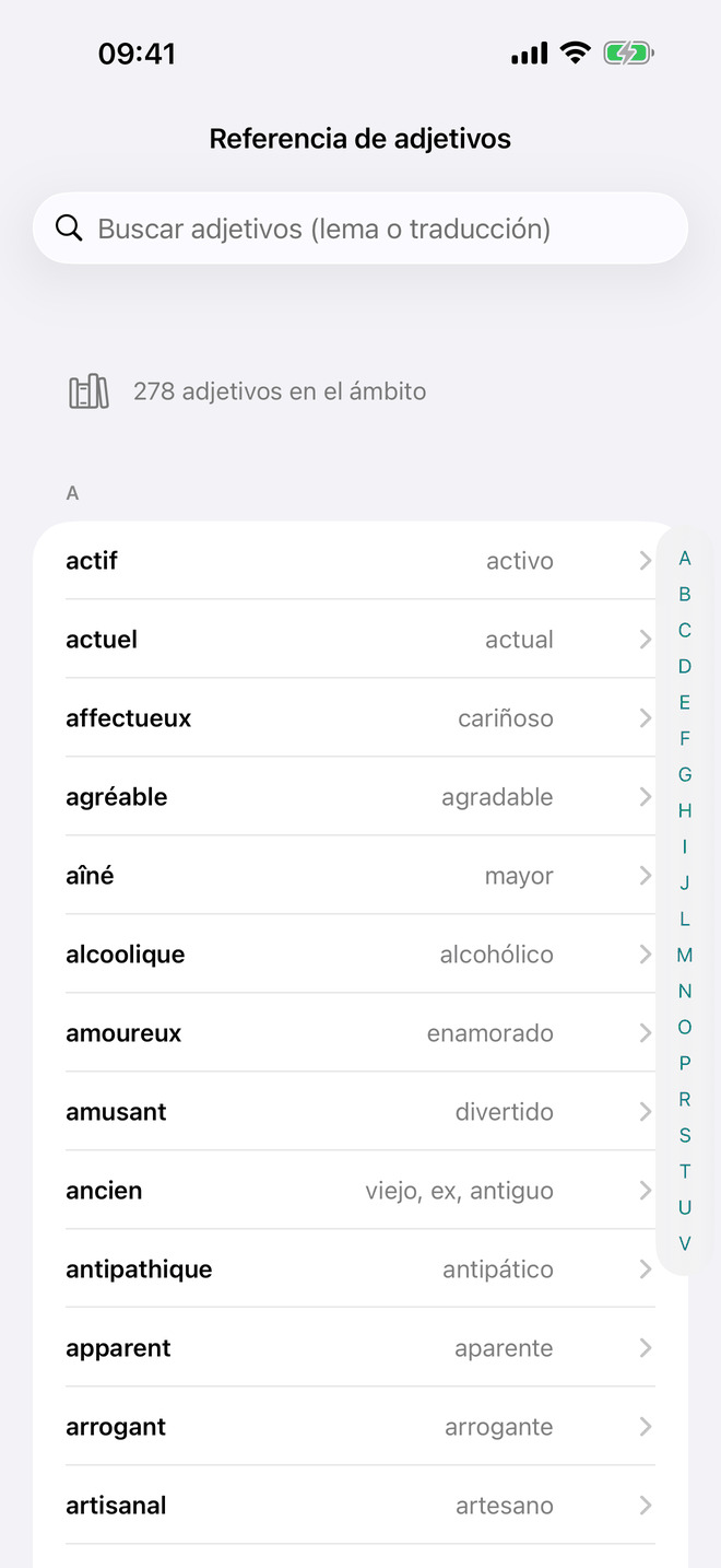 Adjetivos