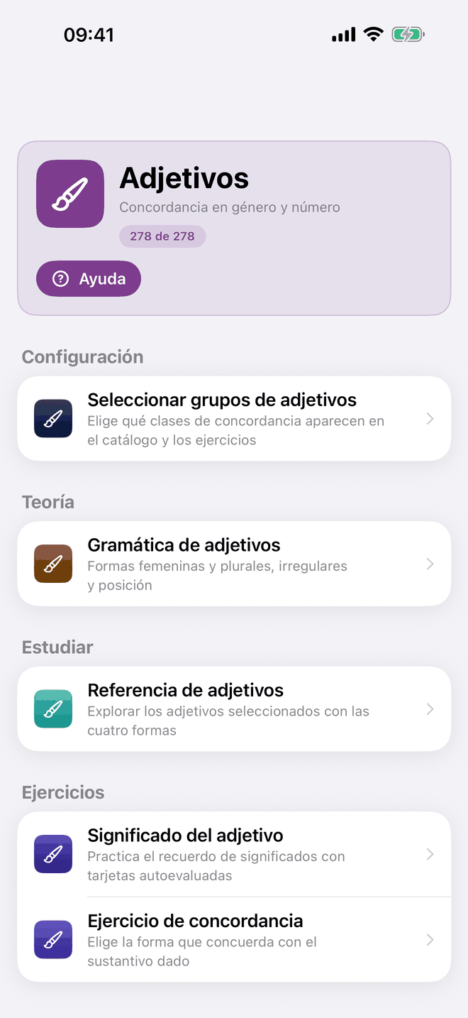 Adjetivos