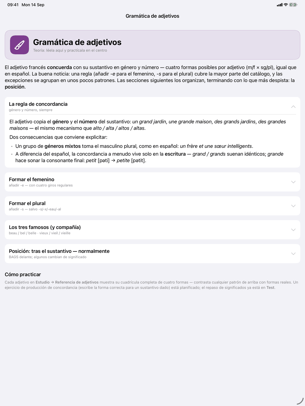 Adjetivos