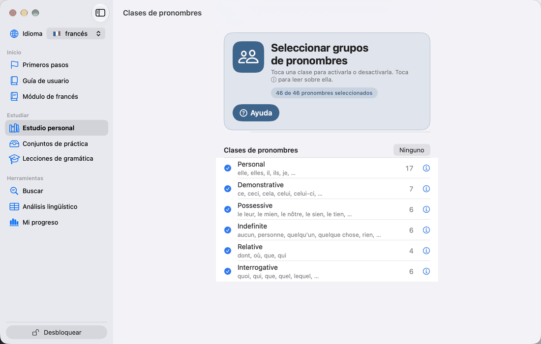 Pronombres