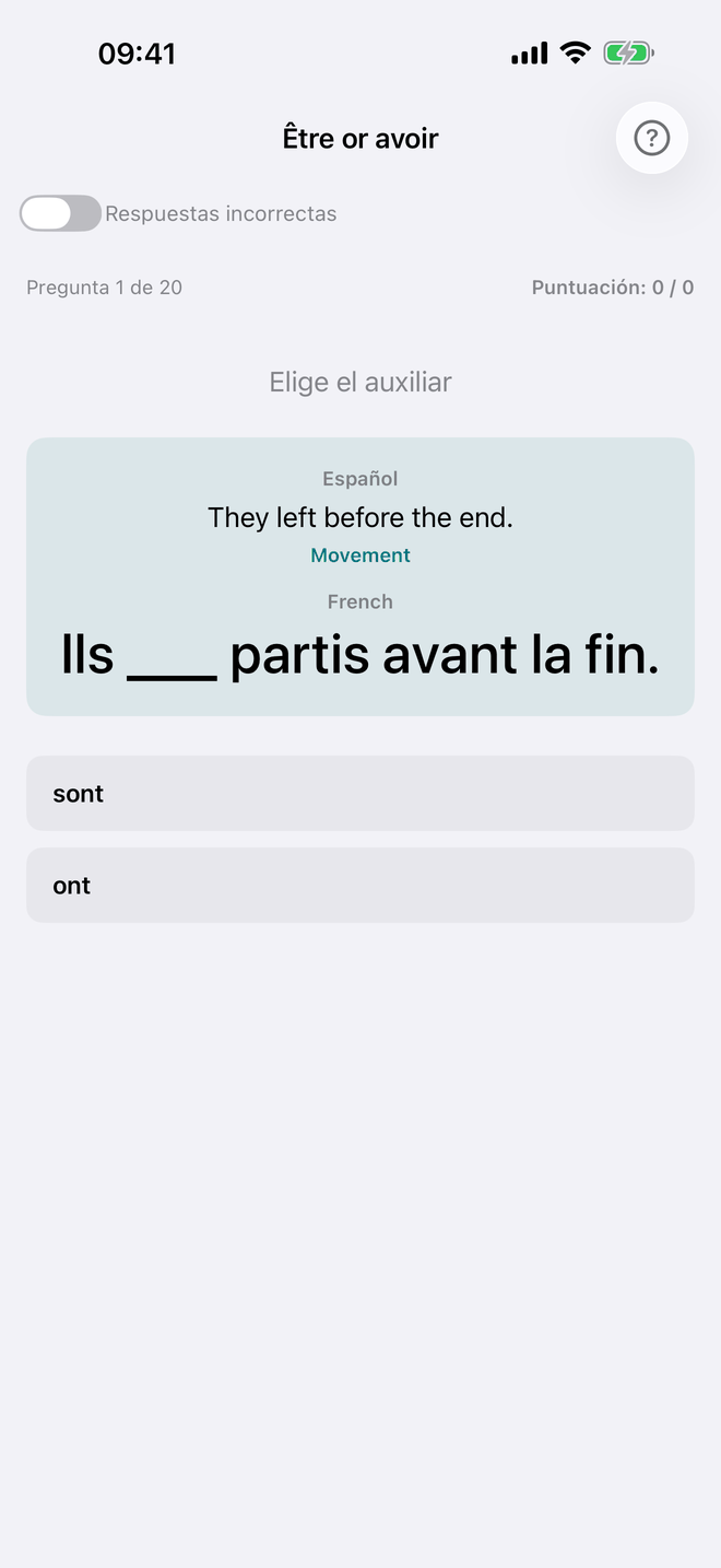 Être o avoir