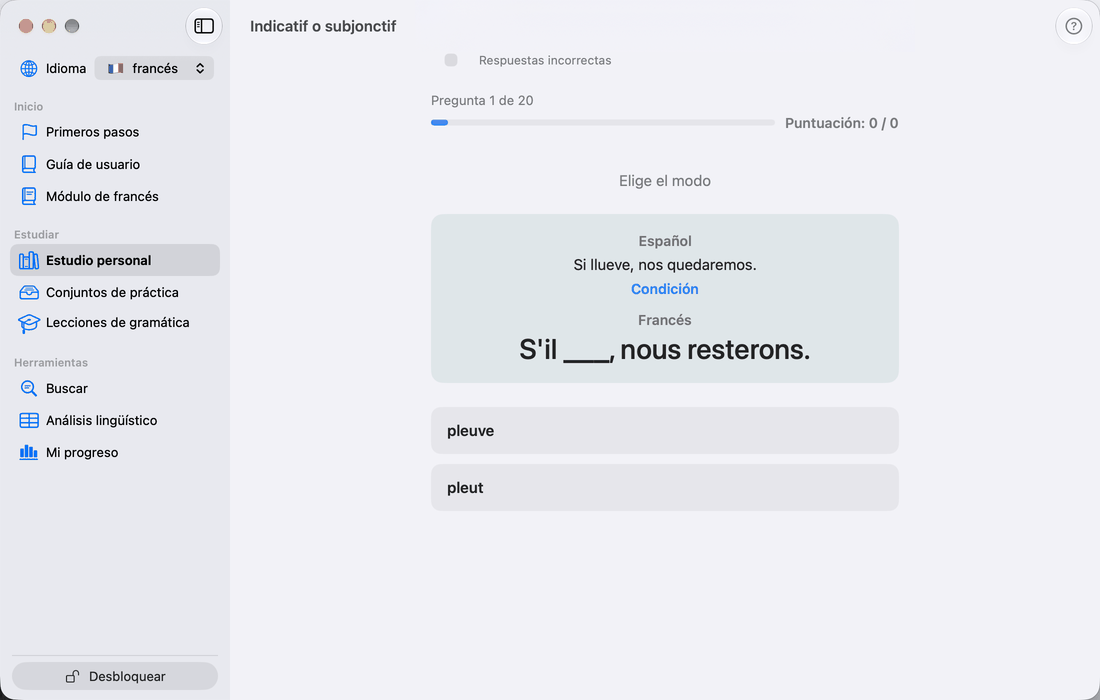 Indicatif o subjonctif