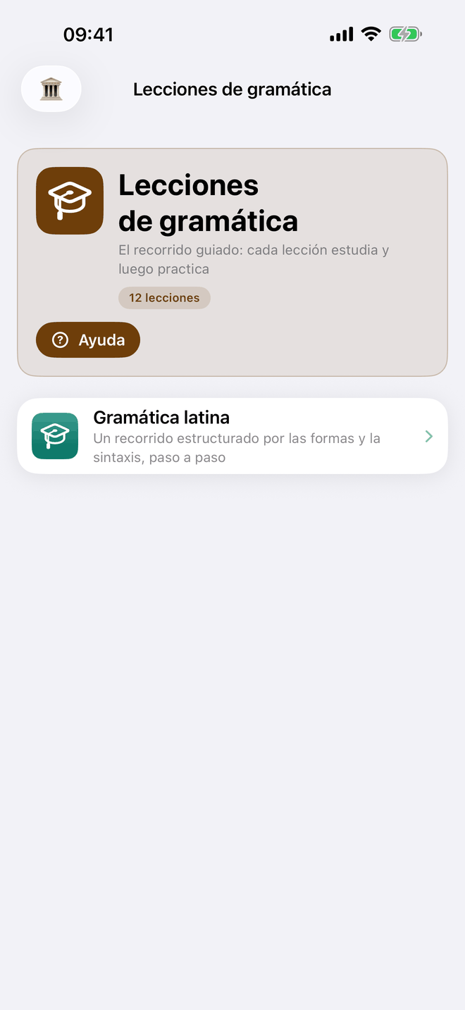 Lecciones de gramática