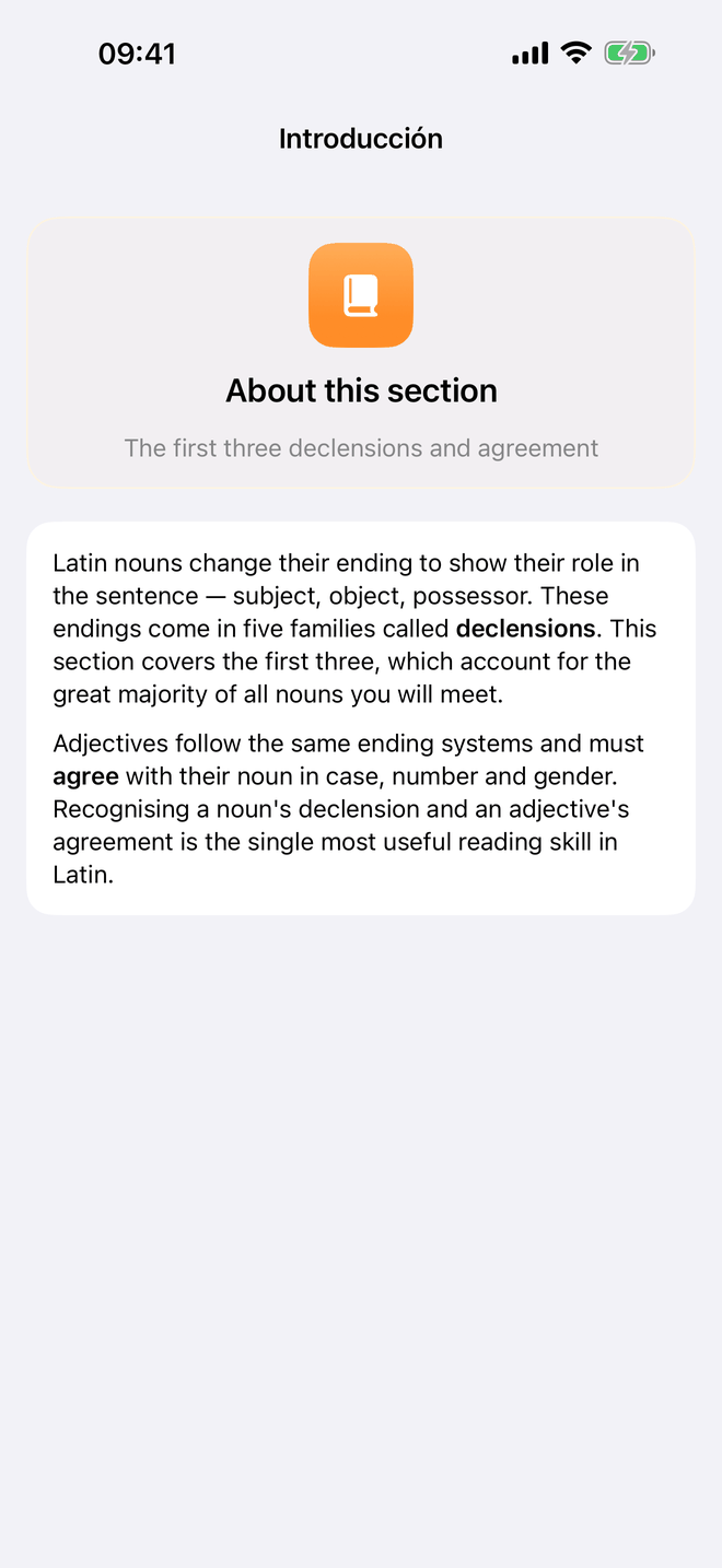 Lecciones de gramática