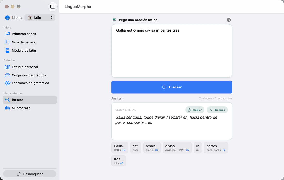 Analizador de frases