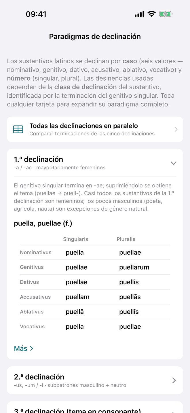 Declinaciones
