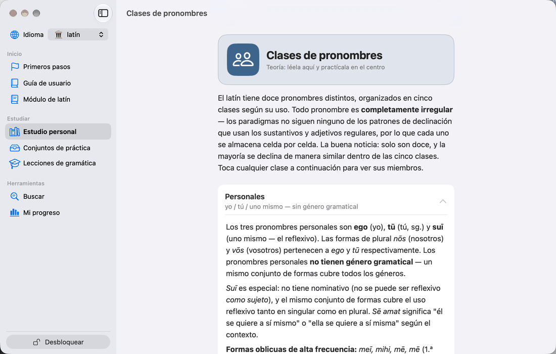 Pronombres y numerales