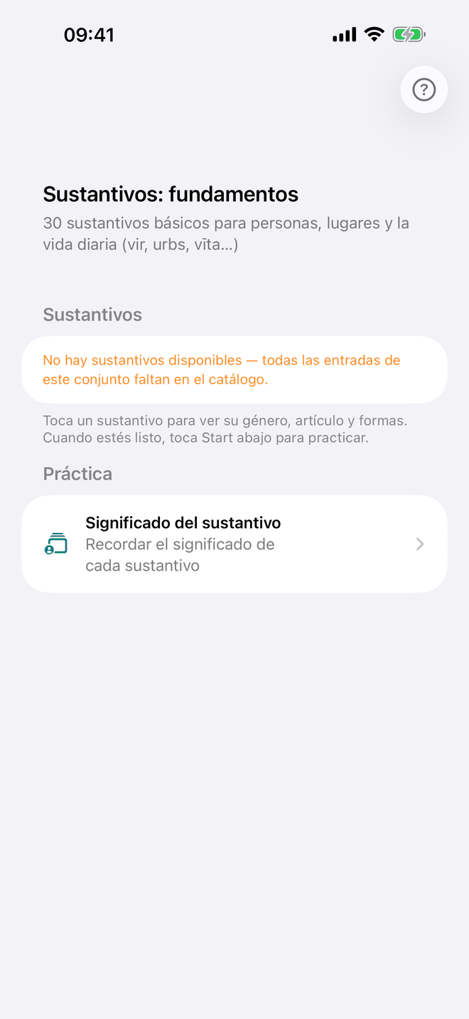 Conjuntos de práctica