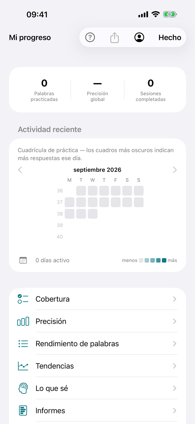 Interpretar tu progreso