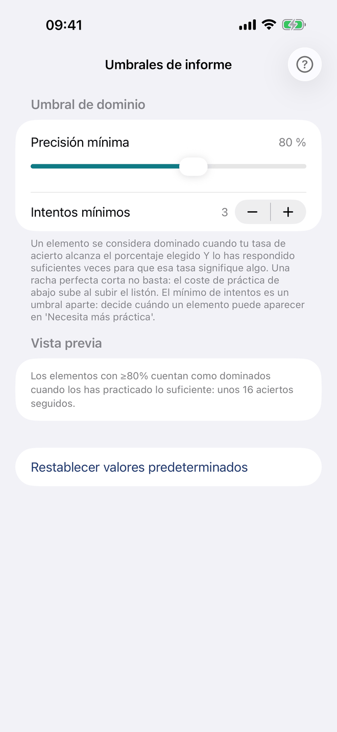 Ajustes