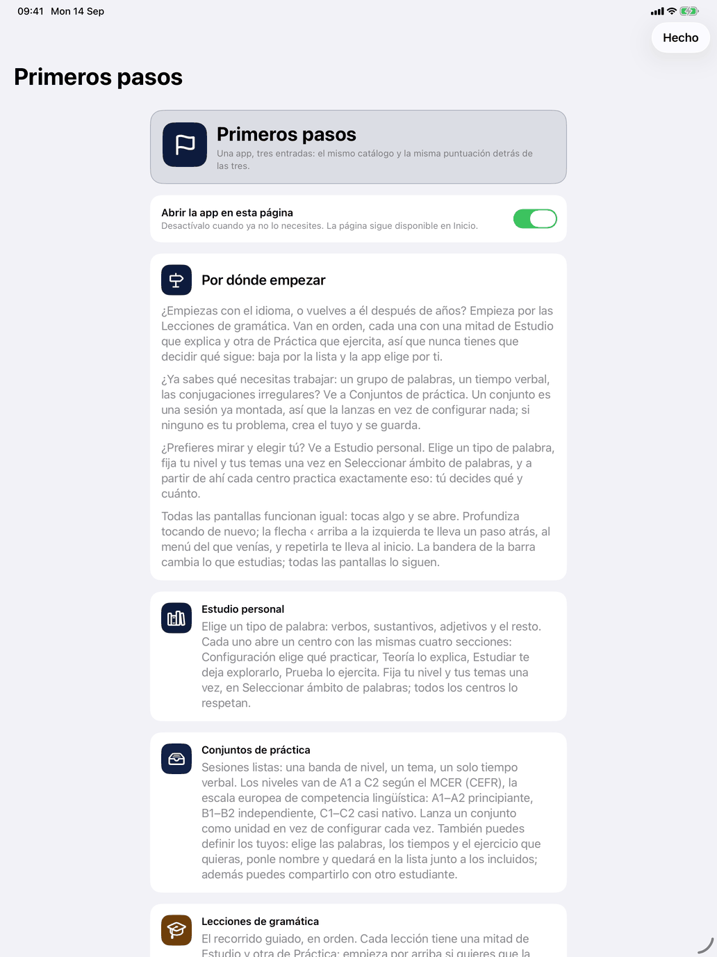 Consejos para empezar