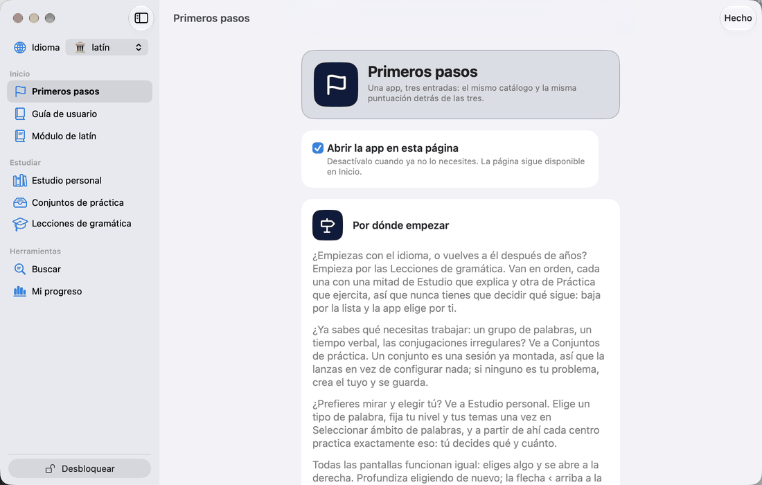 Consejos para empezar