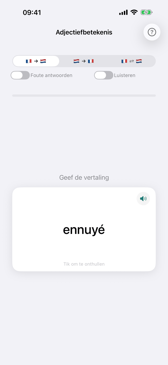Bijvoeglijke naamwoorden