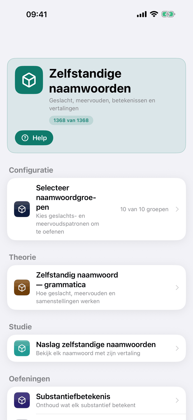 Zelfstandige naamwoorden