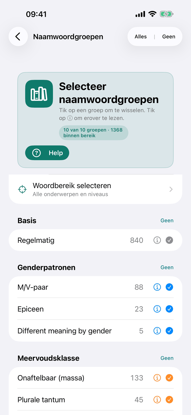 Zelfstandige naamwoorden