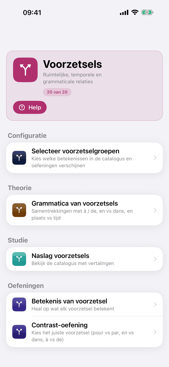Voorzetsels