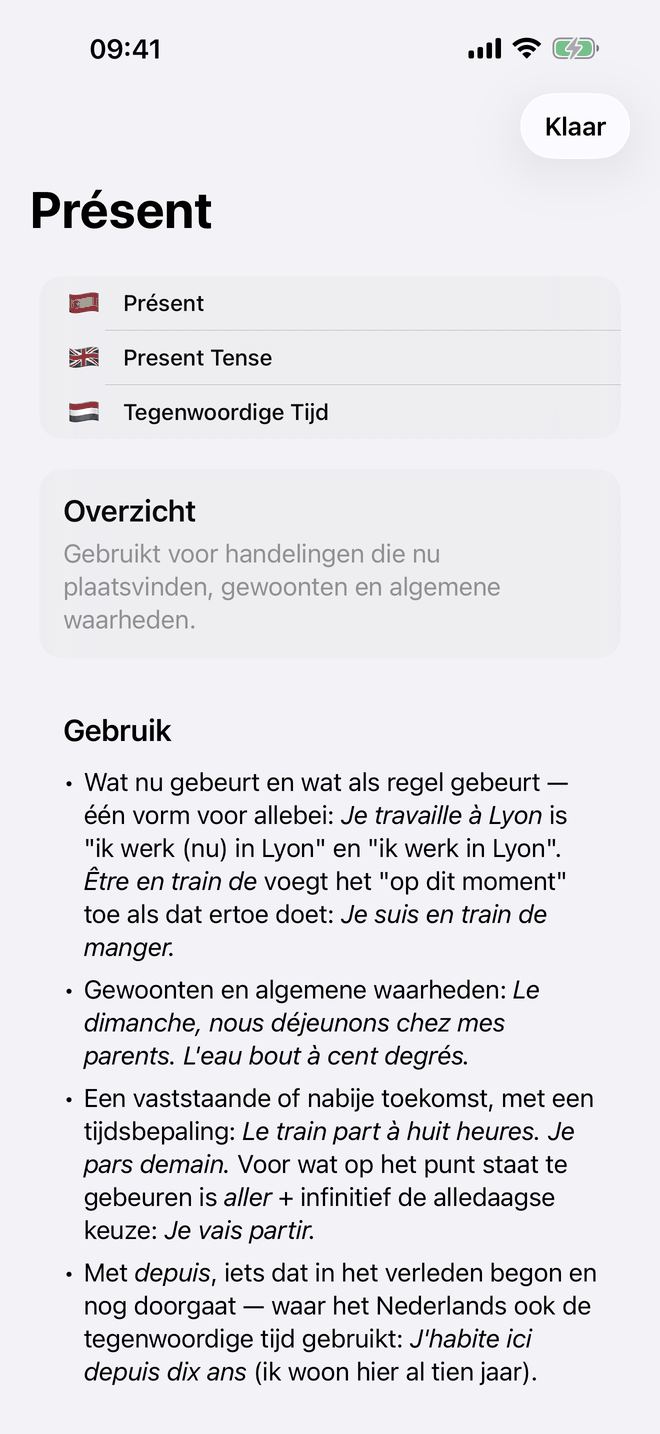 Selecteer tijden
