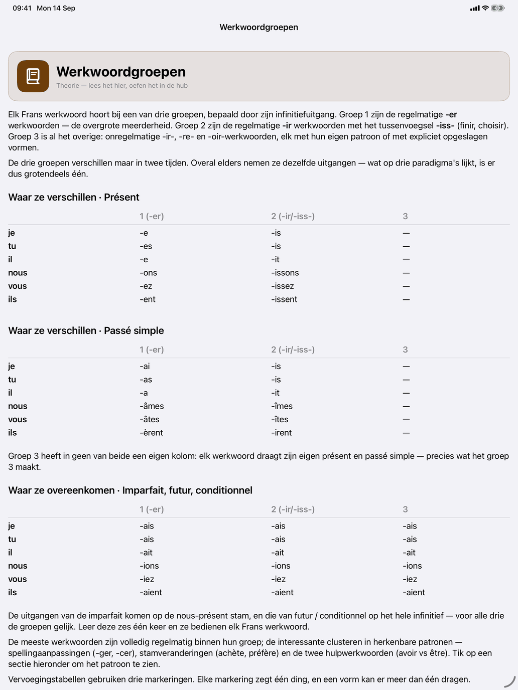 Werkwoordgroepen