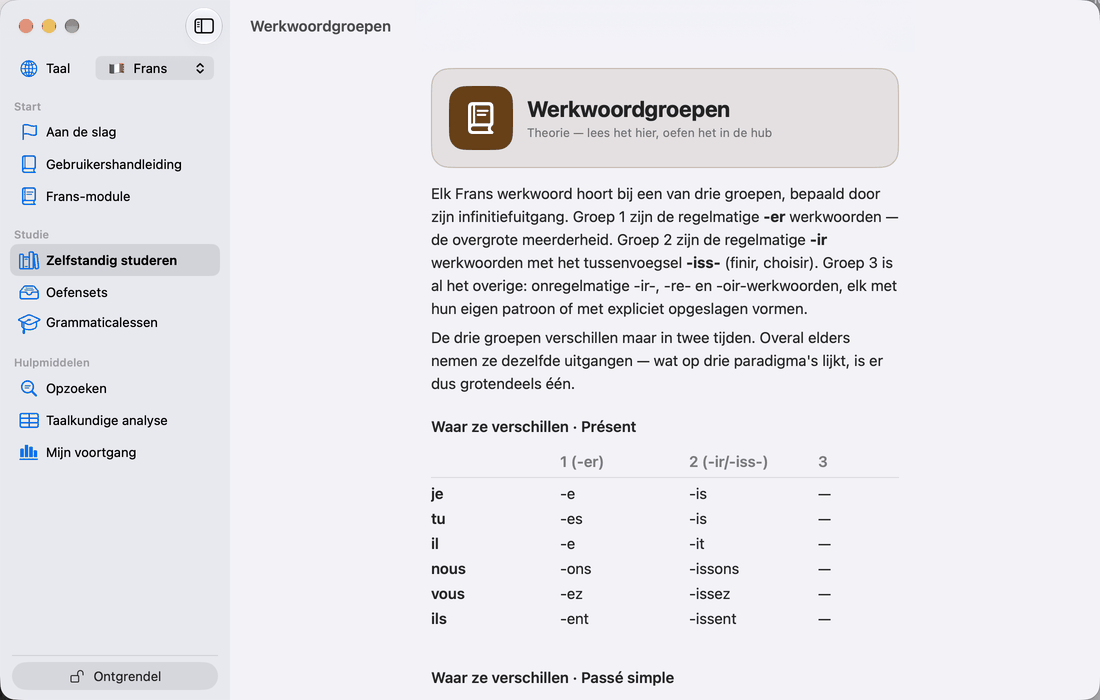 Werkwoordgroepen