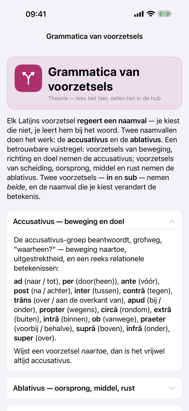 Voorzetsels