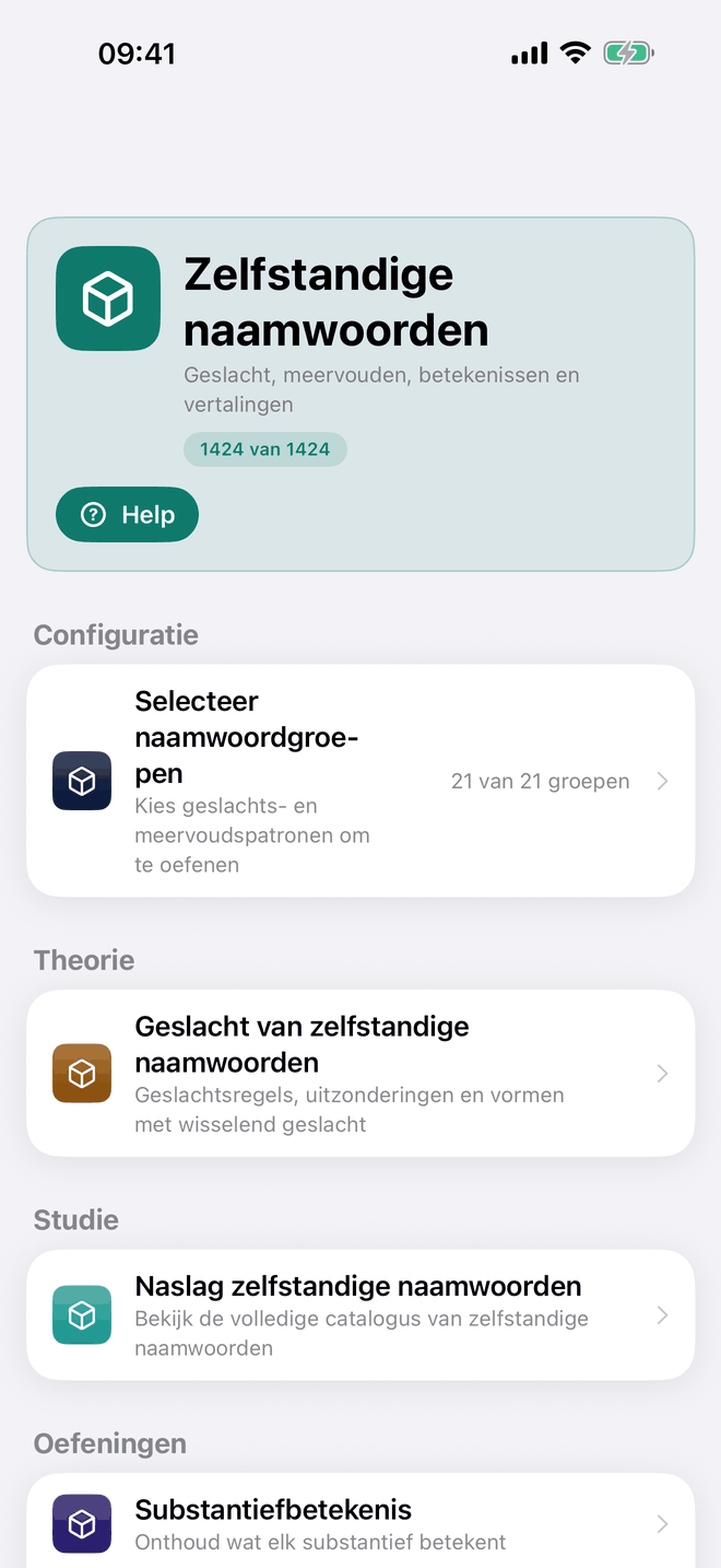 Zelfstandige naamwoorden