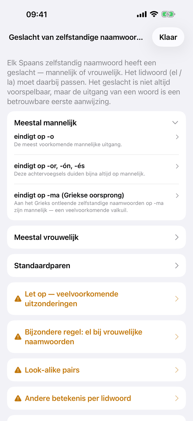 Zelfstandige naamwoorden waarvan de betekenis met het lidwoord verandert