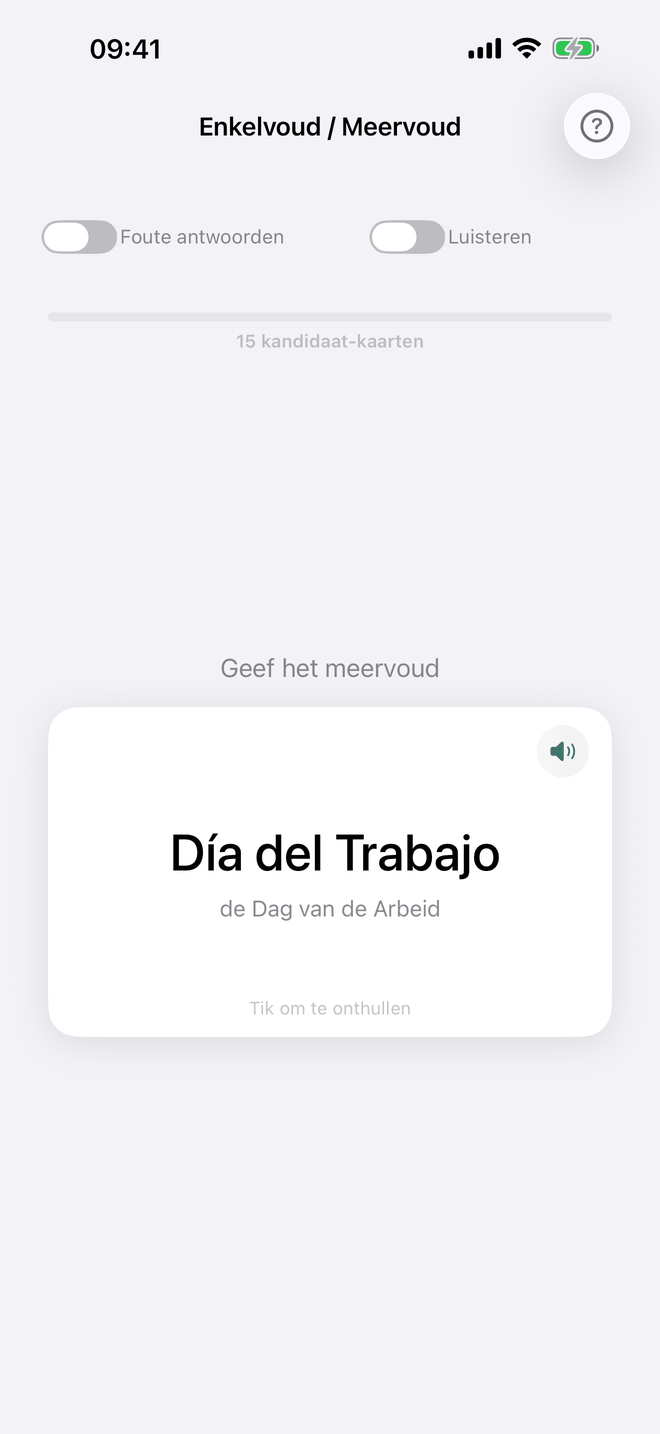 Enkelvoud / Meervoud
