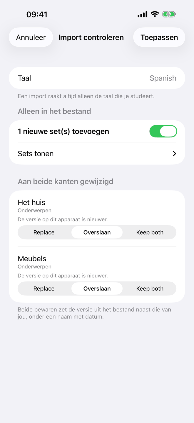 Oefensets