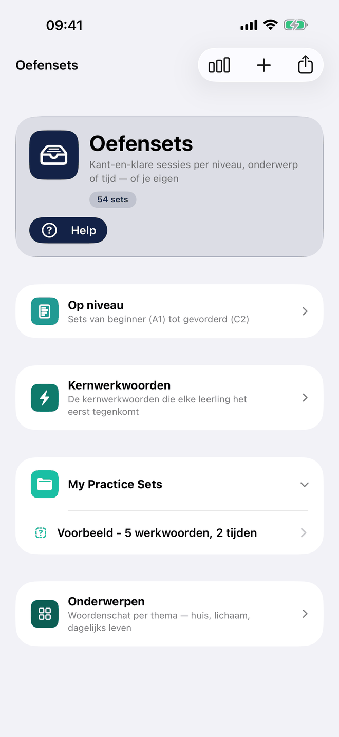 Oefensets
