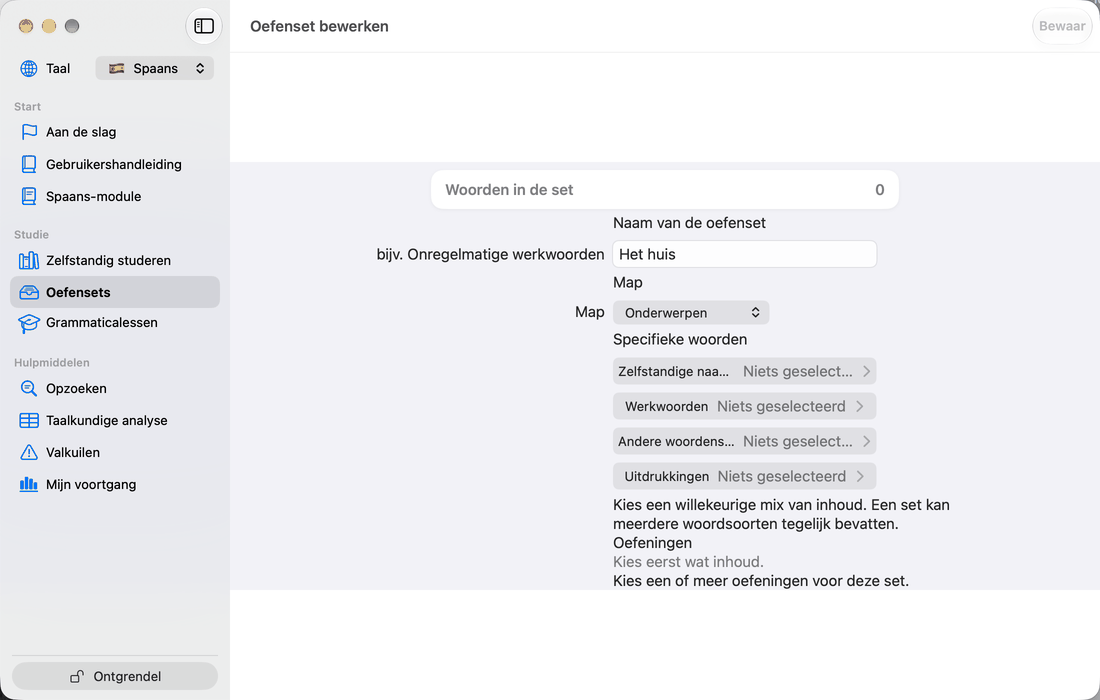 Oefensets