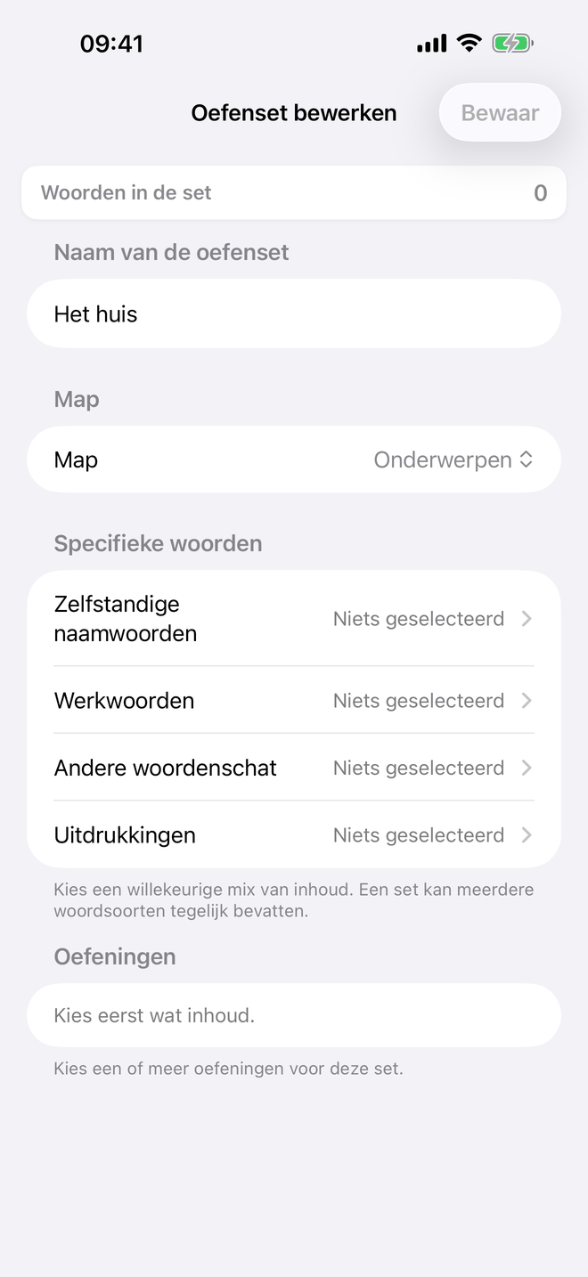 Oefensets