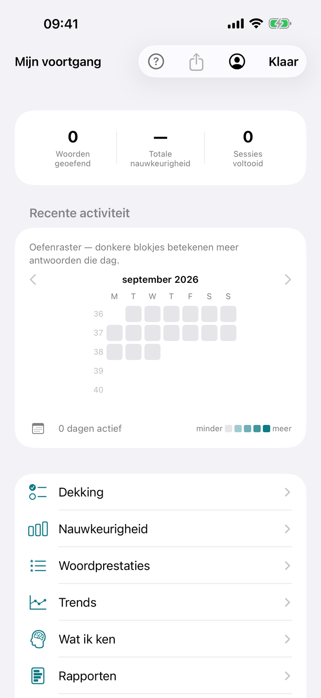 Je voortgang lezen
