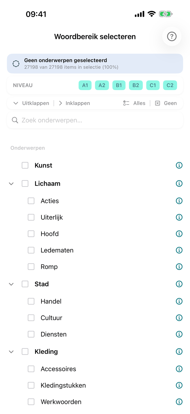 Kiezen wat meedoet