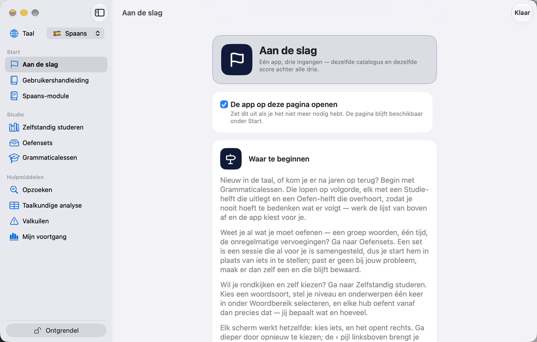Tips om te beginnen