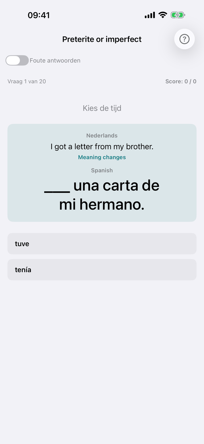 Indefinido of imperfecto