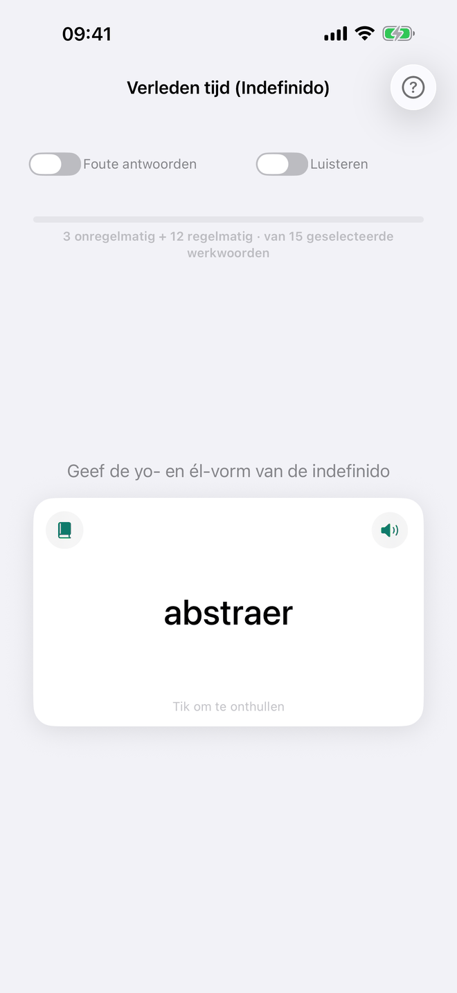 Verleden tijd (Indefinido)