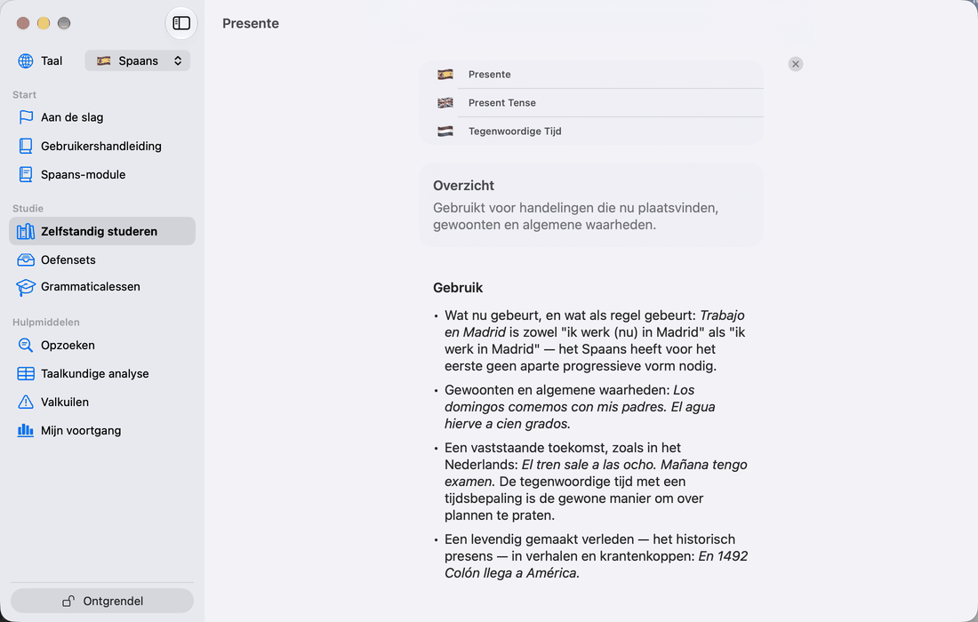 Selecteer tijden