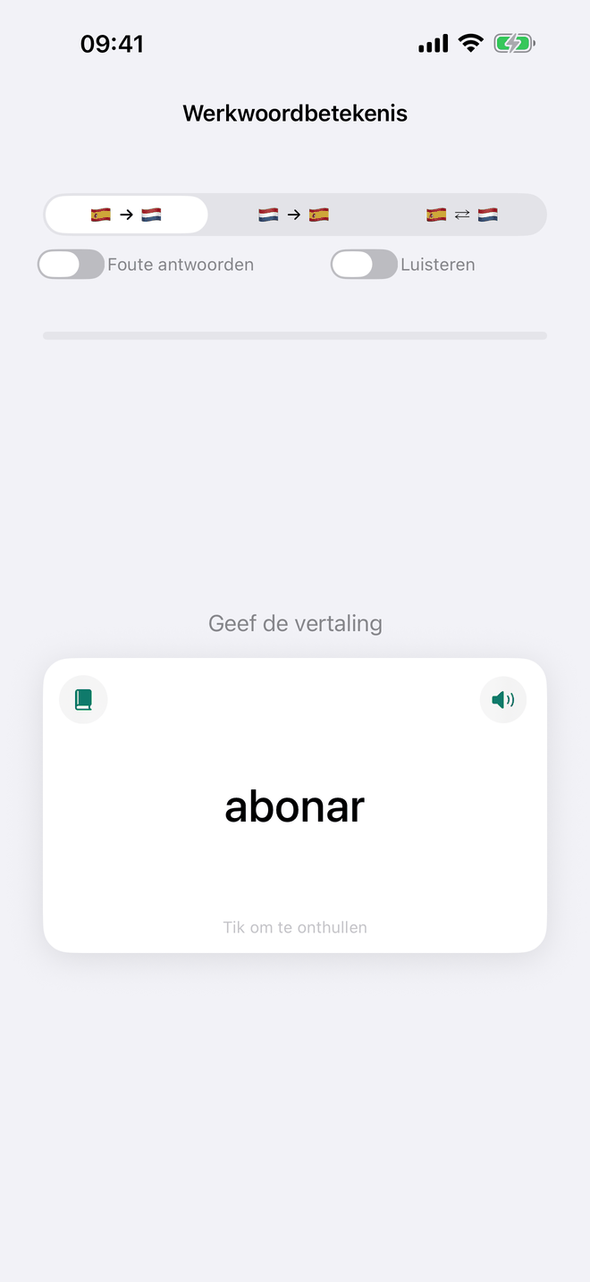 Werkwoordbetekenis