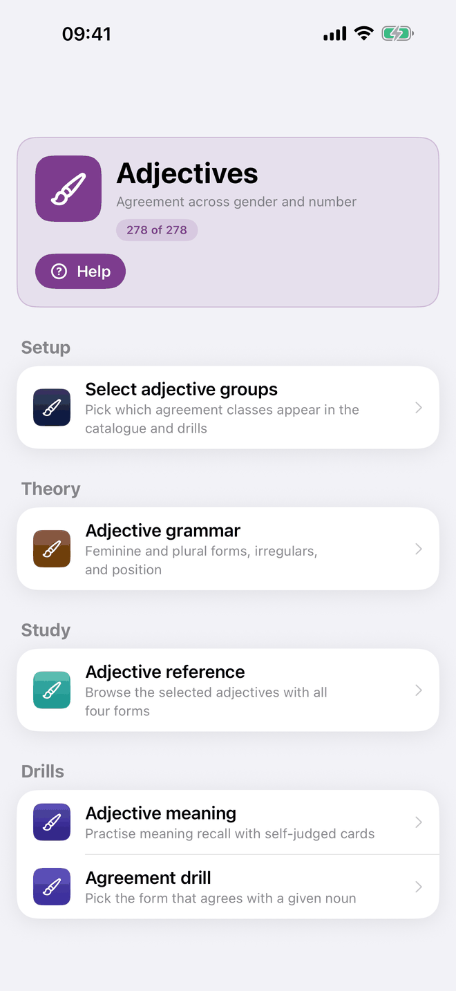Adjectives
