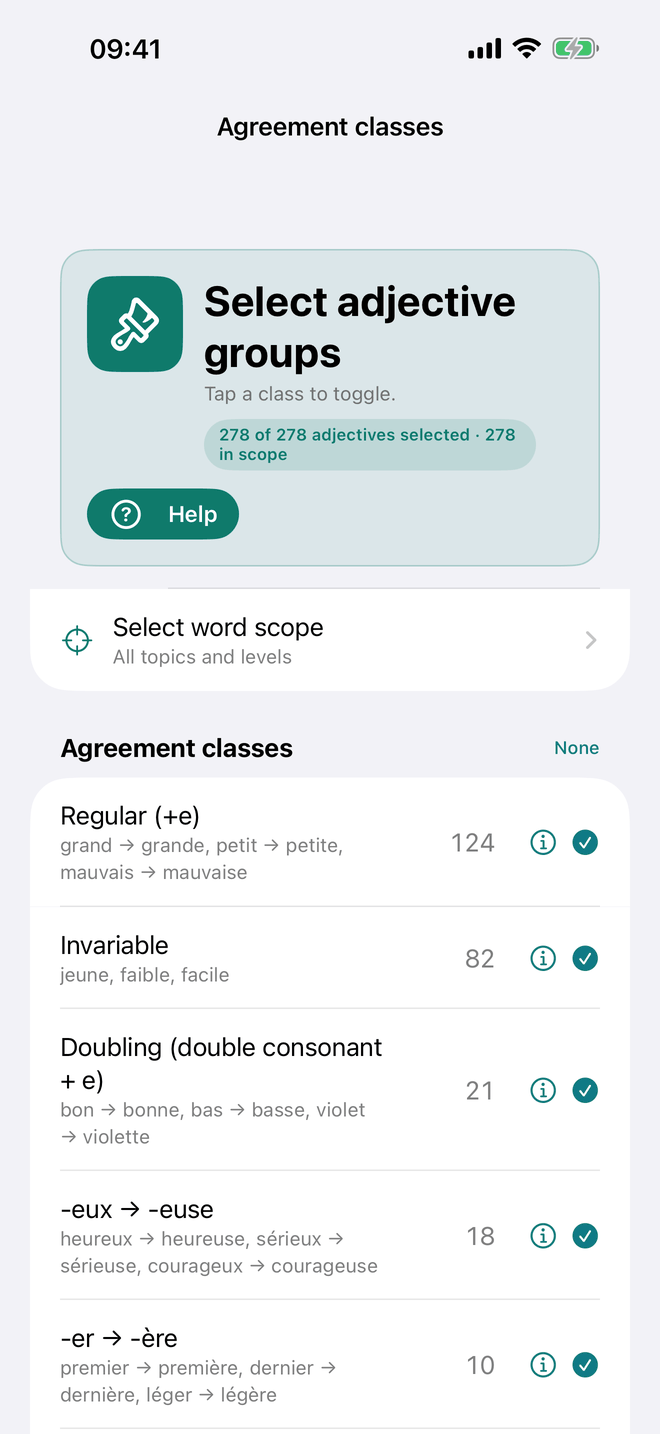 Adjectives