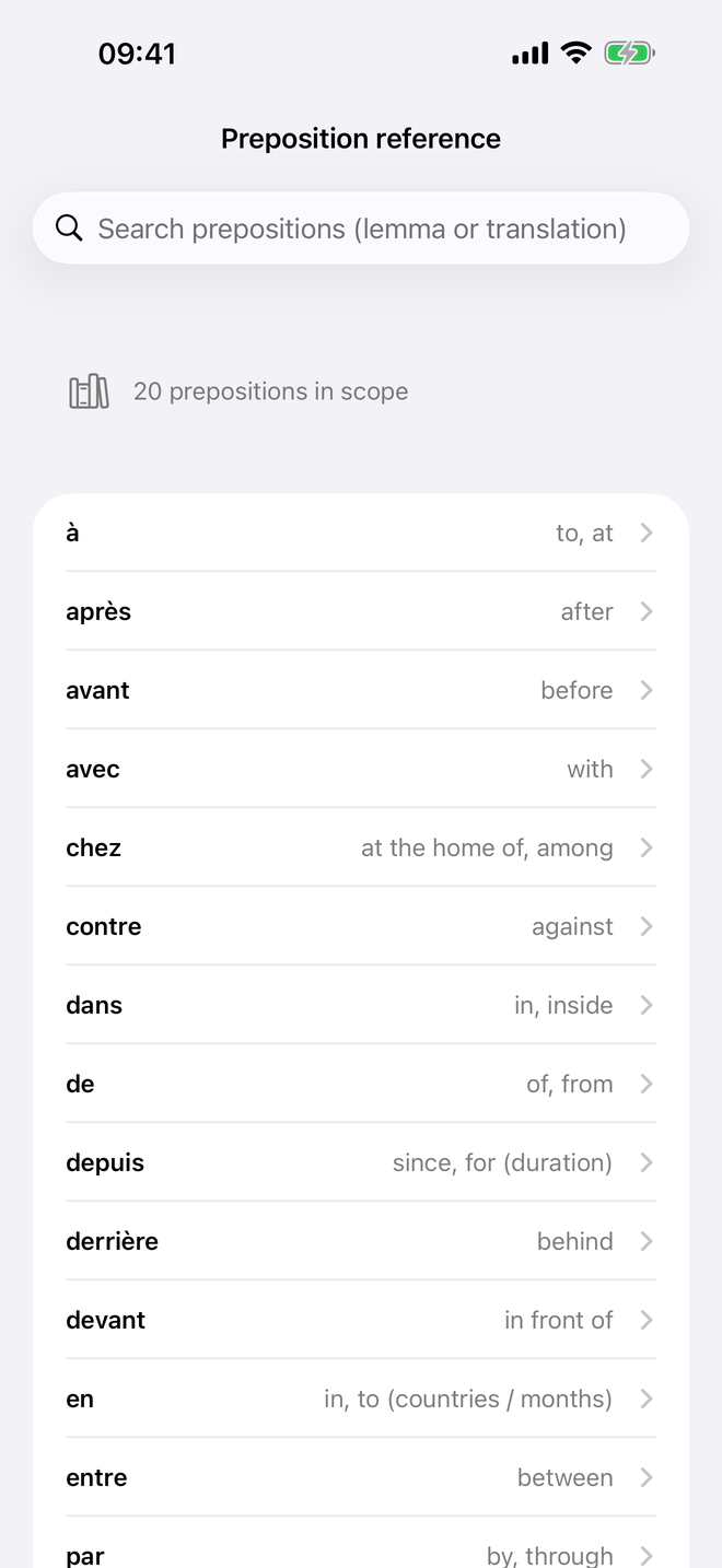 Prepositions
