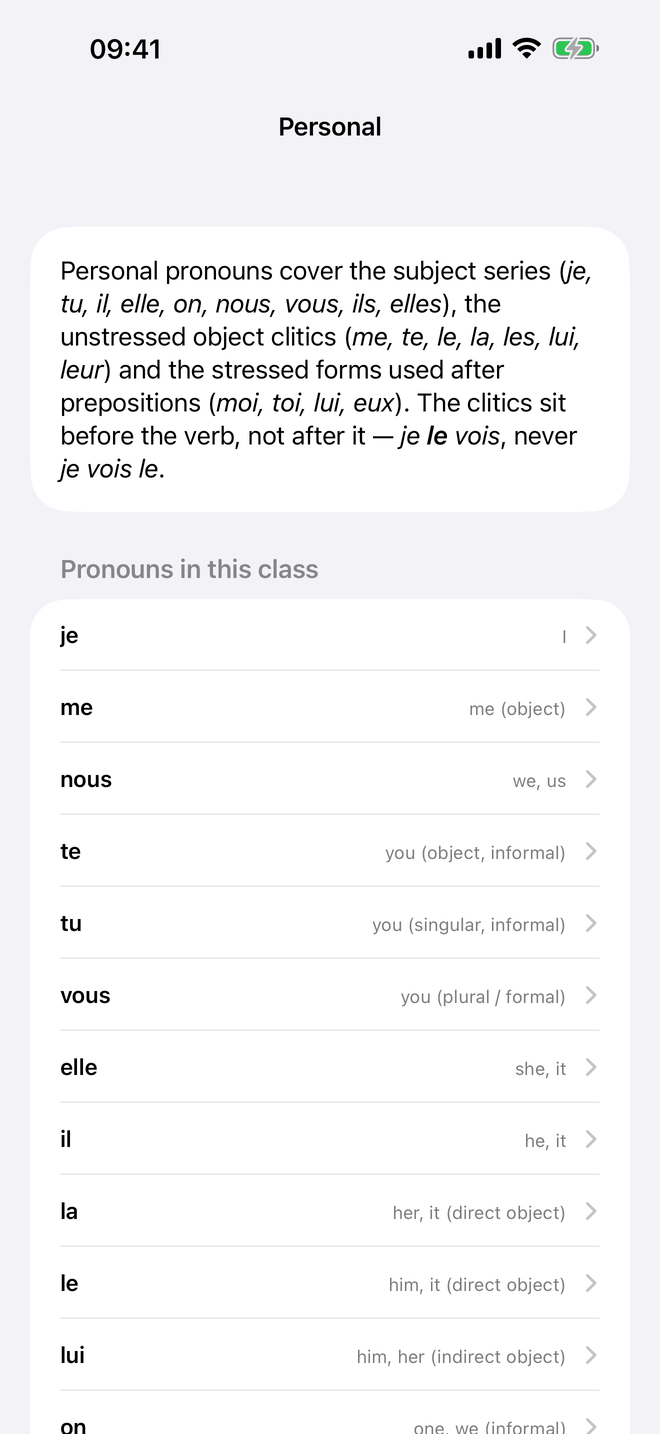 Pronouns