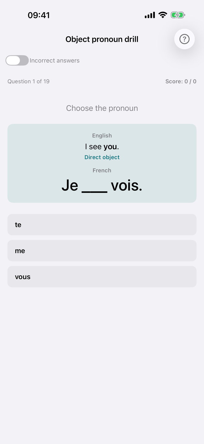 Pronouns
