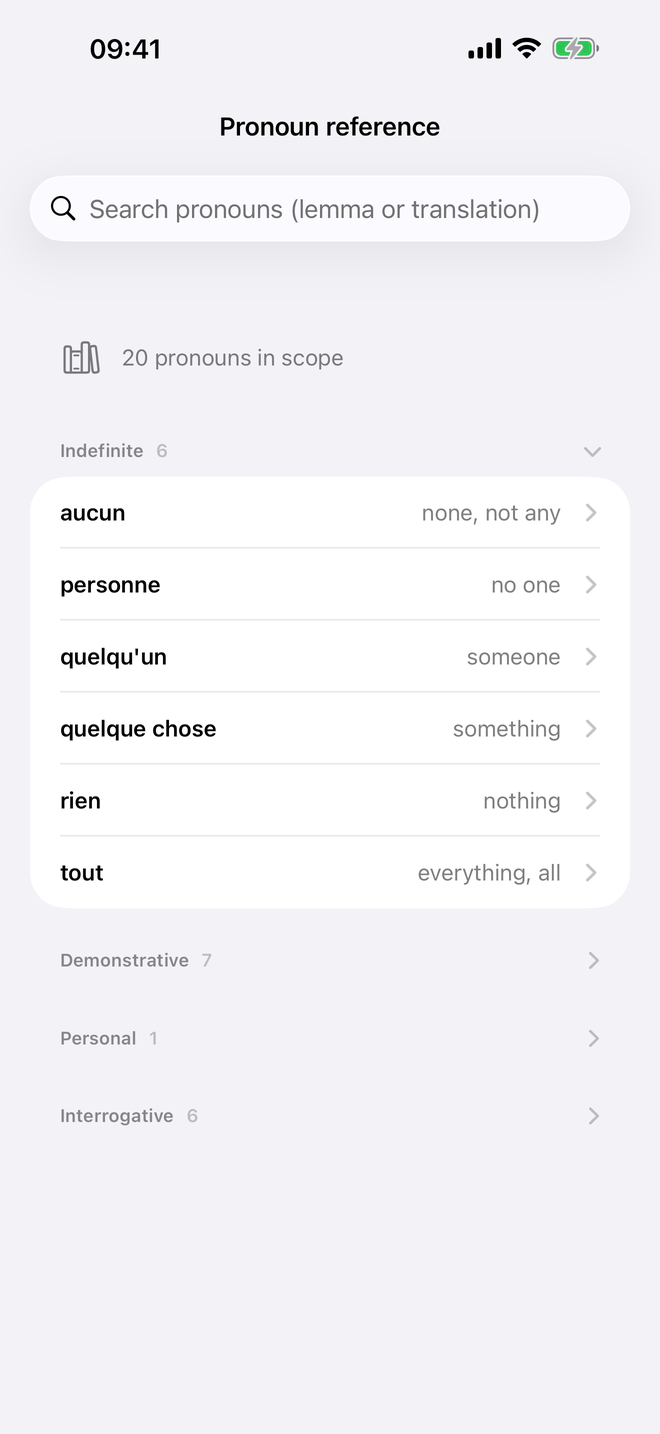 Pronouns