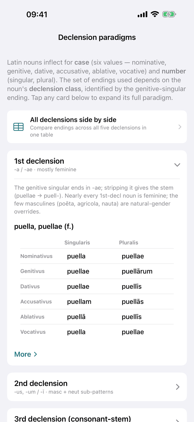Declensions