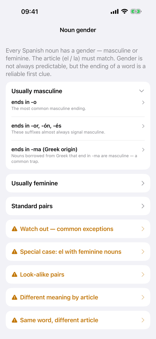 Noun gender