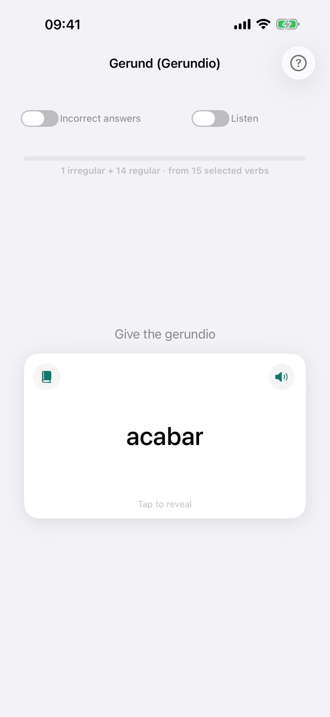 Gerund (Gerundio)