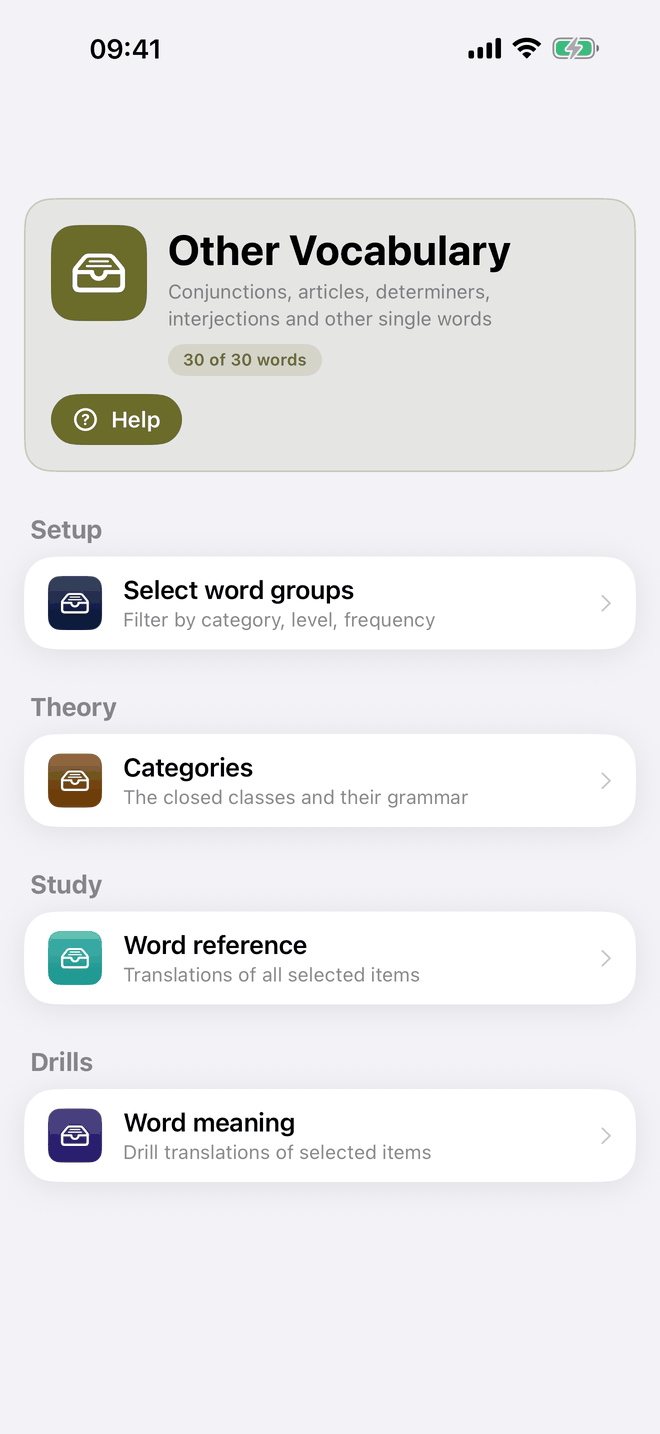 Other Vocabulary